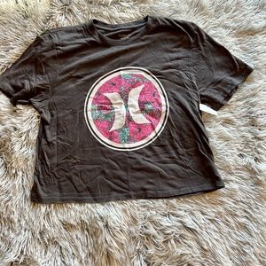 Hurley Graphic T Shirt Crop Top